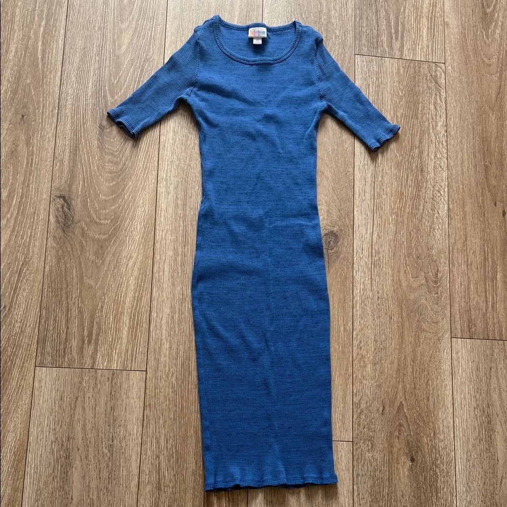 LuLaRoe XS Blue Women's Dress NWOT